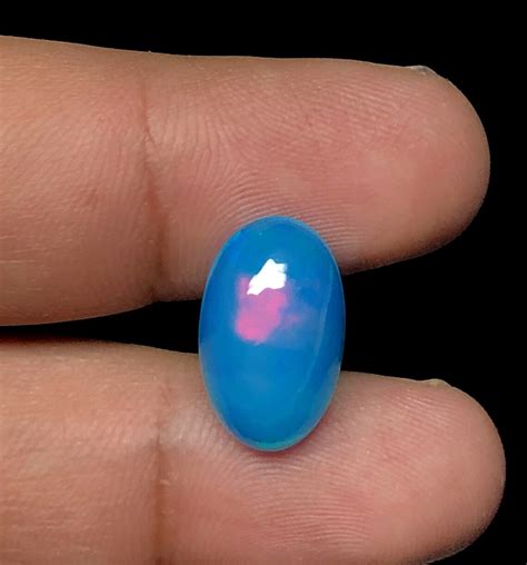 Paraiba Blue Opal Oval Cabochon Natural Ethiopian Paraiba | Etsy