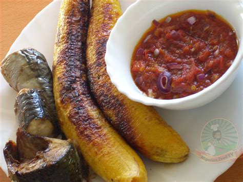 Boli : Nigerian Roasted Plantain (Nigerian Grilled Plantain) - Nigerian Food TV