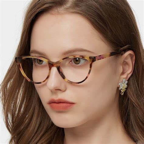 Asheboro Cat Eye - Yellow Floral Eyeglasses