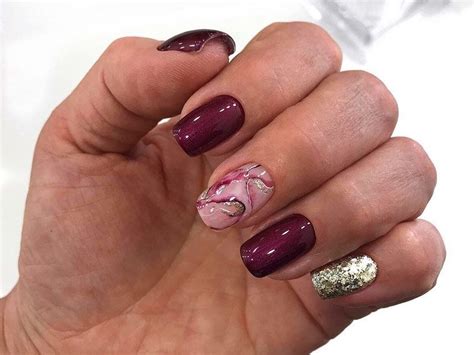 Maroon Nail Art Ideas : Nail Art #4328 | rosaiskara