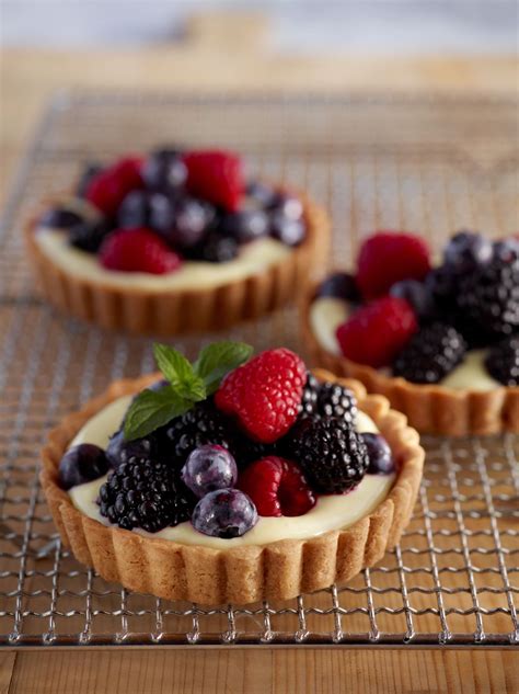 Mixed Berry Tart Recipe | Driscoll's | Recipe | Fruit tart recipe, Mini desserts, Desserts