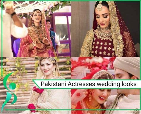 Pakistani Actresses On Their Wedding- 5 Best Looks! - Showbiz Pakistan