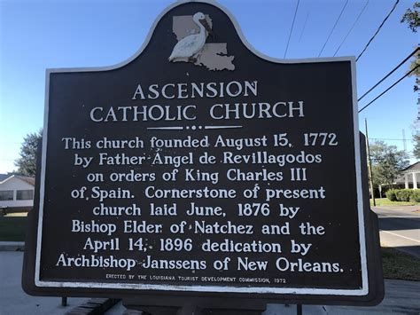 Read the Plaque - Ascension Catholic Church