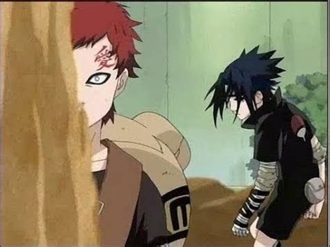 Sasuke vs. Gaara - Chunin Exam [60 FPS]-THE DEMON IS AWAKE!!!! - YouTube