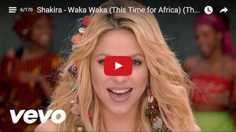 World Entertainment : Shakira - Waka Waka (The Official 2010 FIFA World ...