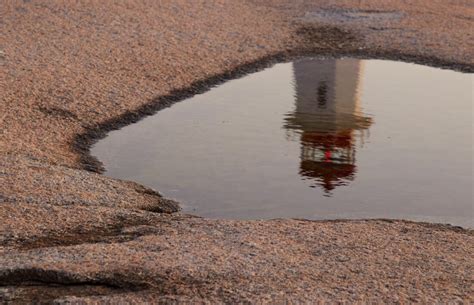 Puddle Water Reflection Royalty-Free Stock Photo