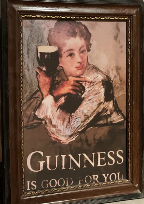 Vintage Guinness is Good For You Advert - The Irish Pub Emporium