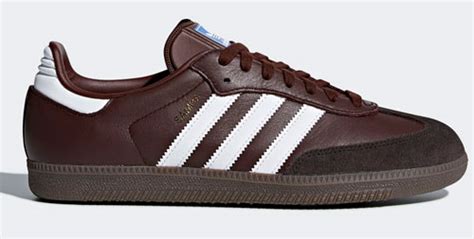 Adidas Samba OG trainers reissue in brown leather - Retro to Go