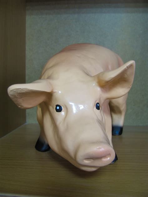 Garden Statue Large pig Statue sculpture Yard Animal figure - Etsy