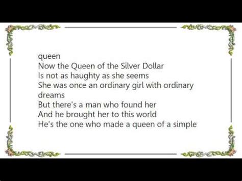 Emmylou Harris - Queen of the Silver Dollar Lyrics - YouTube