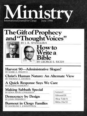 Ministry Magazine | Making Sabbath special