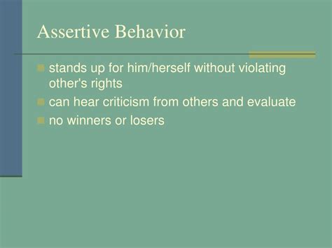 PPT - The value if assertiveness in interpersonal communication ...