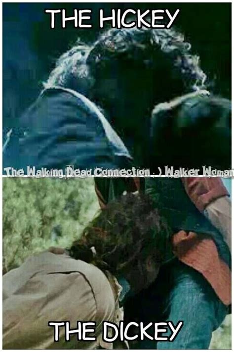 The Hickey vs The Dickey - The Walking Dead Walking Dead Funny Meme ...