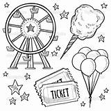 Carnival Rides coloring pages Download And Print For Free sketch template