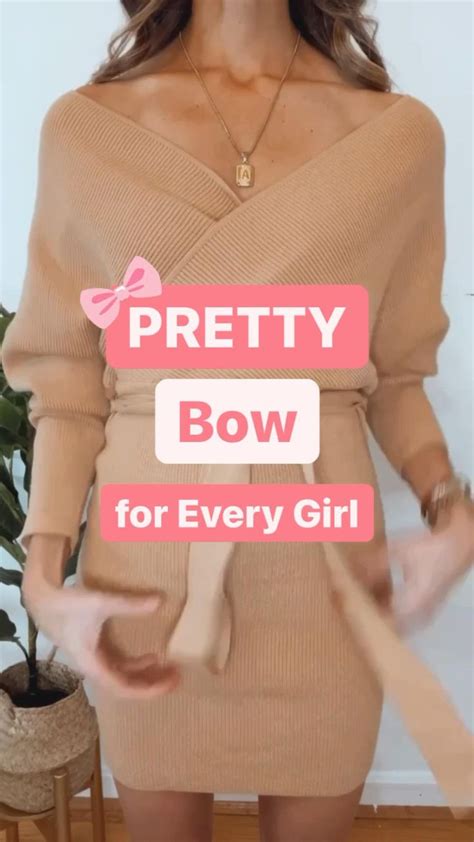 Tying a bow on a dress styling tips and tricks fashion hacks for ...