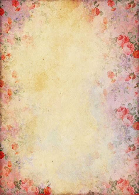 FREEBIE ~ Shabby Flower Paper background by miabumbag on DeviantArt | Dibujos abstractos ...