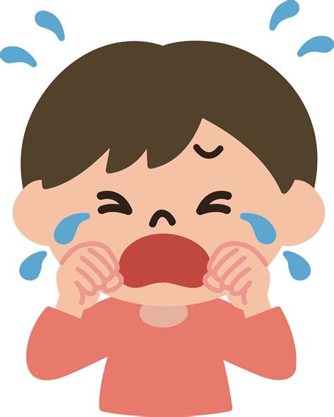 Little Girl Is Crying Tears Clipart Free Download Transparent Png ...