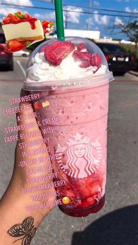 strawberry cheesecake frappucino #smoothierecipes #smoothiesrecipes ...