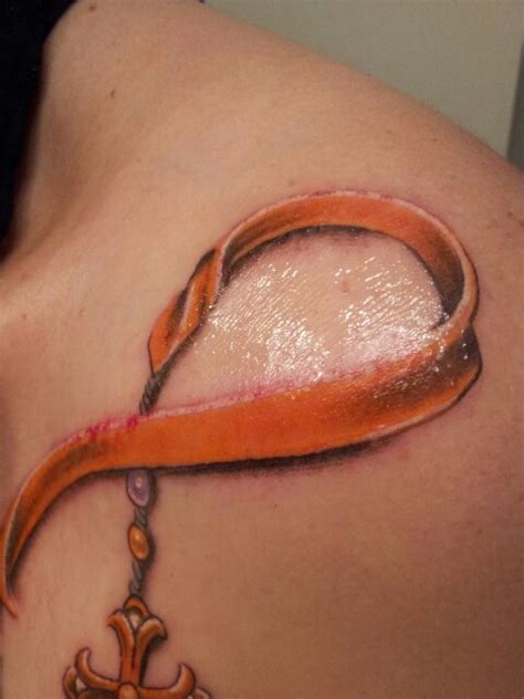 My leukemia ribbon. I love this tribute to someone lost......... | Leukemia tattoo, Leukemia ...