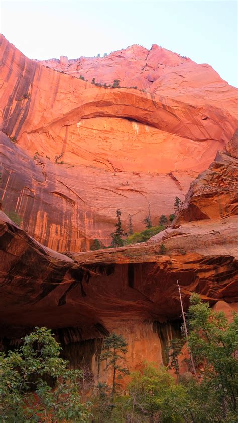 Double Arch Alcove, Taylor Creek Trail, Kolob Canyon, Zion National Park, Utah | Another Walk in ...