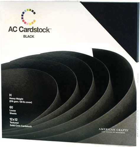 AC Cardstock Black Pack - 718813712606