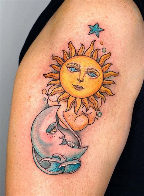 Update more than 70 sun tattoo colored best - in.cdgdbentre