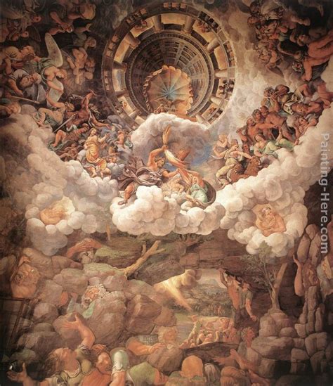 Giulio Romano The Fall of the Gigants painting anysize 50% off - The Fall of the Gigants ...