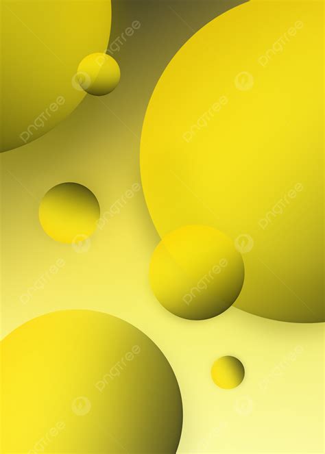 3d Bubble Background Yellow Black Wallpaper Image For Free Download - Pngtree