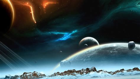 space, Planet, Space art, Digital art HD Wallpapers / Desktop and ...