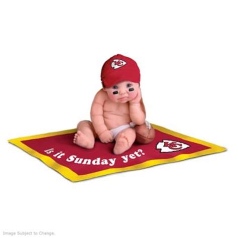 Kansas City Chiefs #1 Fan Commemorative Baby Doll Collection