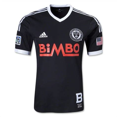 Men's 2013 Philadelphia Union Black Third Soccer Jersey 820103337403 on ...