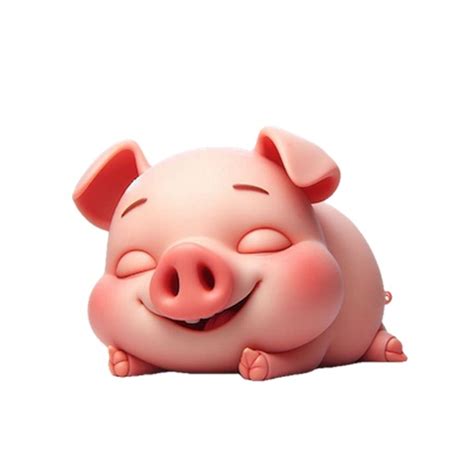 Sleeping Piglet Stickers by Paul Scott