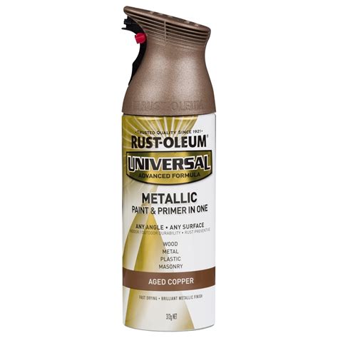 Rust-Oleum 312g Universal Metallic Paint - Aged Copper | Bunnings Warehouse