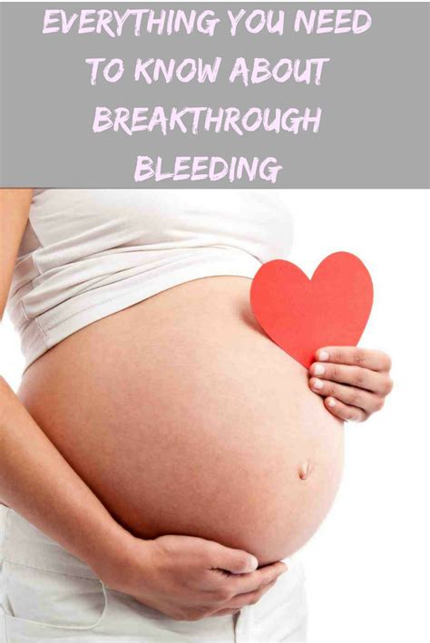 Everything you need to know about breakthrough bleeding | | Carry One | Breakthrough, Health ...