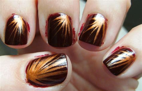 Sinful Colors 'Maghony' with StripRite copper nail stripers - Make ...