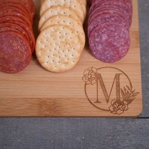 Charcuterie Board Monogram - Etsy