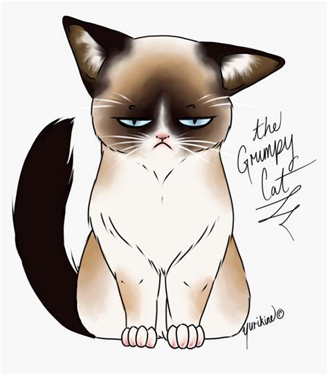 28 Collection Of Kawaii Grumpy Cat Drawing - Kawaii Cute Cat Drawing ...