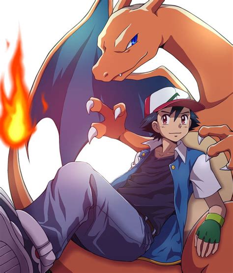 Ash and Charizard | Cute pokemon wallpaper, Pokemon, Anime