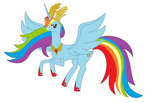 Alicorn Rainbow Dash by RandomThingsILike on DeviantArt