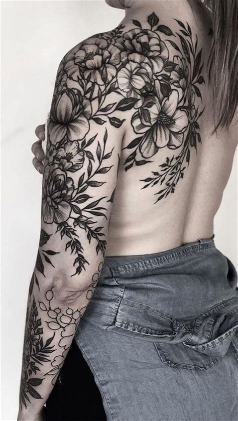 45 Gorgeous And Stunning Sleeve Floral Tattoo To Make You Stylish - Women Fashion Lifestyle Blog ...