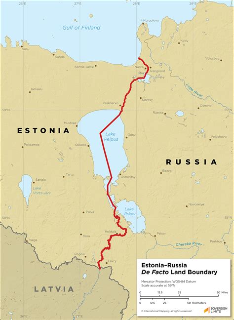 Estonia–Russia Land Boundary | Sovereign Limits