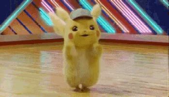 Detective Pikachu Dancing Gif