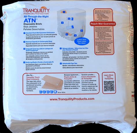 Diaper Metrics: Tranquility ATN (M) Adult Diaper Review