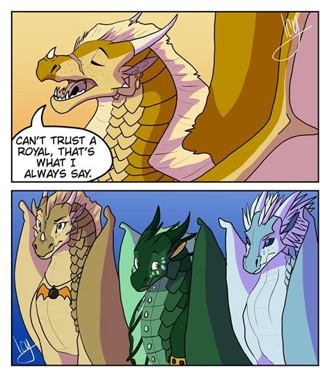 can't trust a royal by IcyClaw09 on DeviantArt | Wings of fire dragons ...