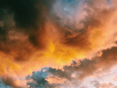 Gray Clouds during Sunset · Free Stock Photo