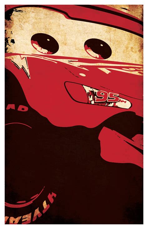 Cars Lightning Mcqueen Poster Set Lightning Mcqueen Car Set - Etsy