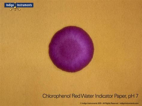 Chlorophenol Red Water Detection Sheet, 200x250mm (8x10") in 2021 | Red water, Detection, Ph water