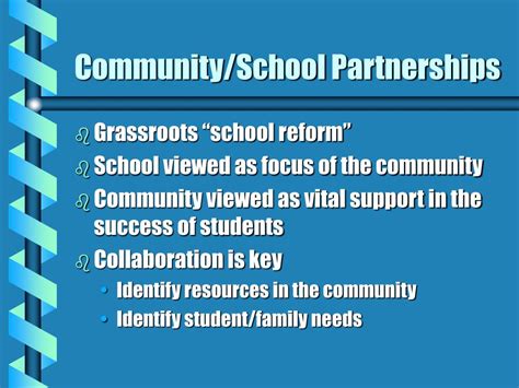 PPT - Community/School Partnerships PowerPoint Presentation, free ...