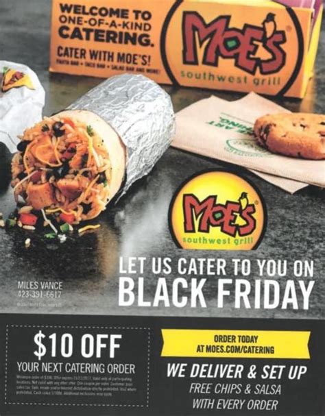 Take $10 off your next catering order at Moe's Southwest Grill! - Turkey Creek