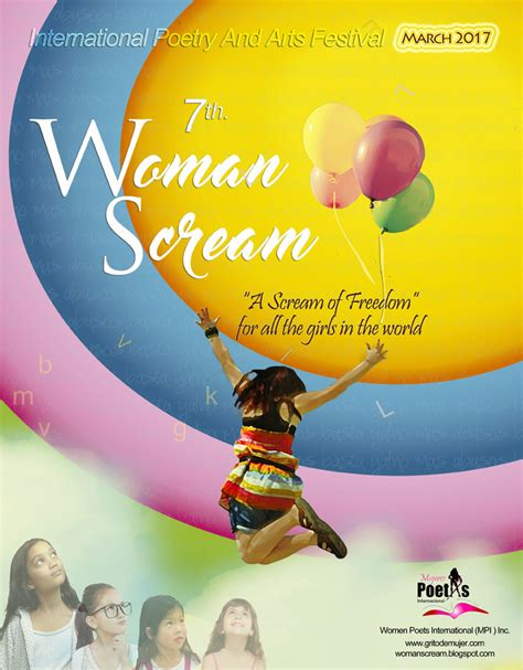 Woman Scream 2017: A Scream of Freedom for all Girls | Woman Scream® International Poetry and ...
